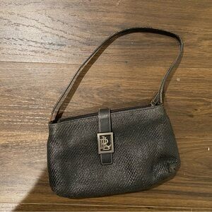 Black LB Monogram Shoulder